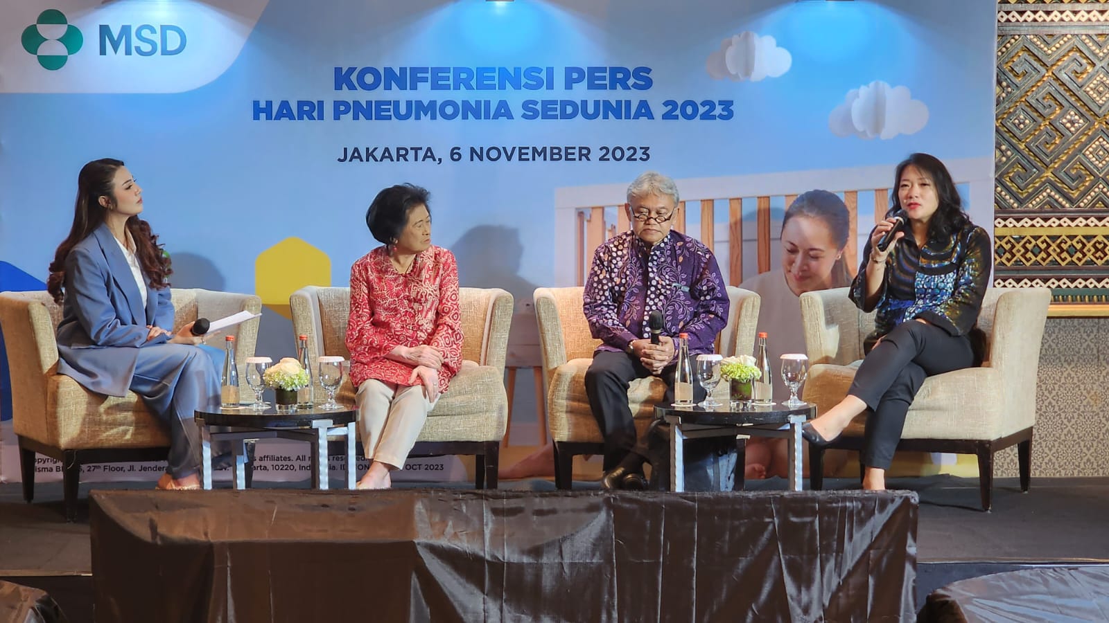 EDUKASI ORANG TUA: Memperingati Hari Pneumonia Sedunia, PT Merck Sharp & Dohme (MSD) Indonesia (nama dagang Merck & Co., Inc., Rahway, N.J., USA) menggelar diskusi edukatif.