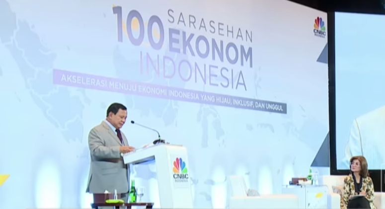 Pranowo Subianto memaparkan visi ekonominya.