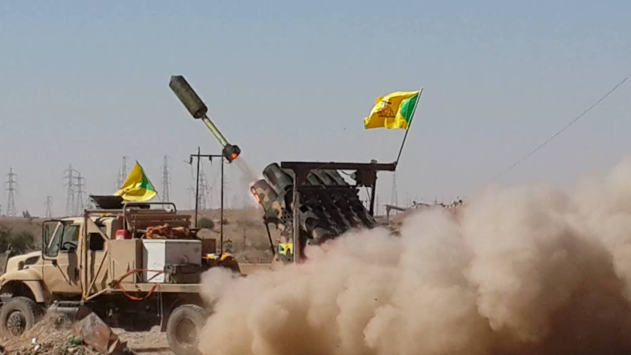 BELA PALESTINA: Perlawanan yang dilakukan tentara Hizbullah dengan menembakkan roket Lubnan ke wilayah Israel bagian utara. (Tangkapan layar Twitter OmJ_Jenggot)