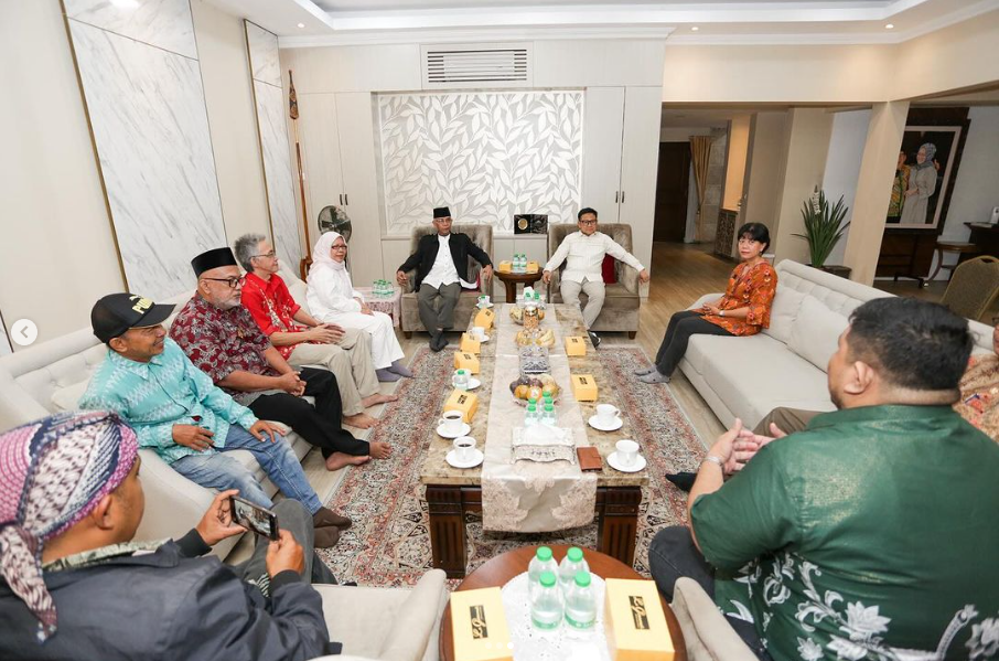 Muhaimin Iskandar saat menerima rombongan Forum Alumni GMNI. (tangkapan layar IG Muhaimin Iskandar)
