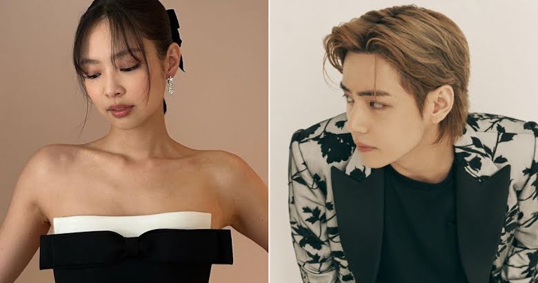Jennie Kim alias Jennie Blackpink dan Kim Taehyung alias V BTS (Foto Koreaboo.com)