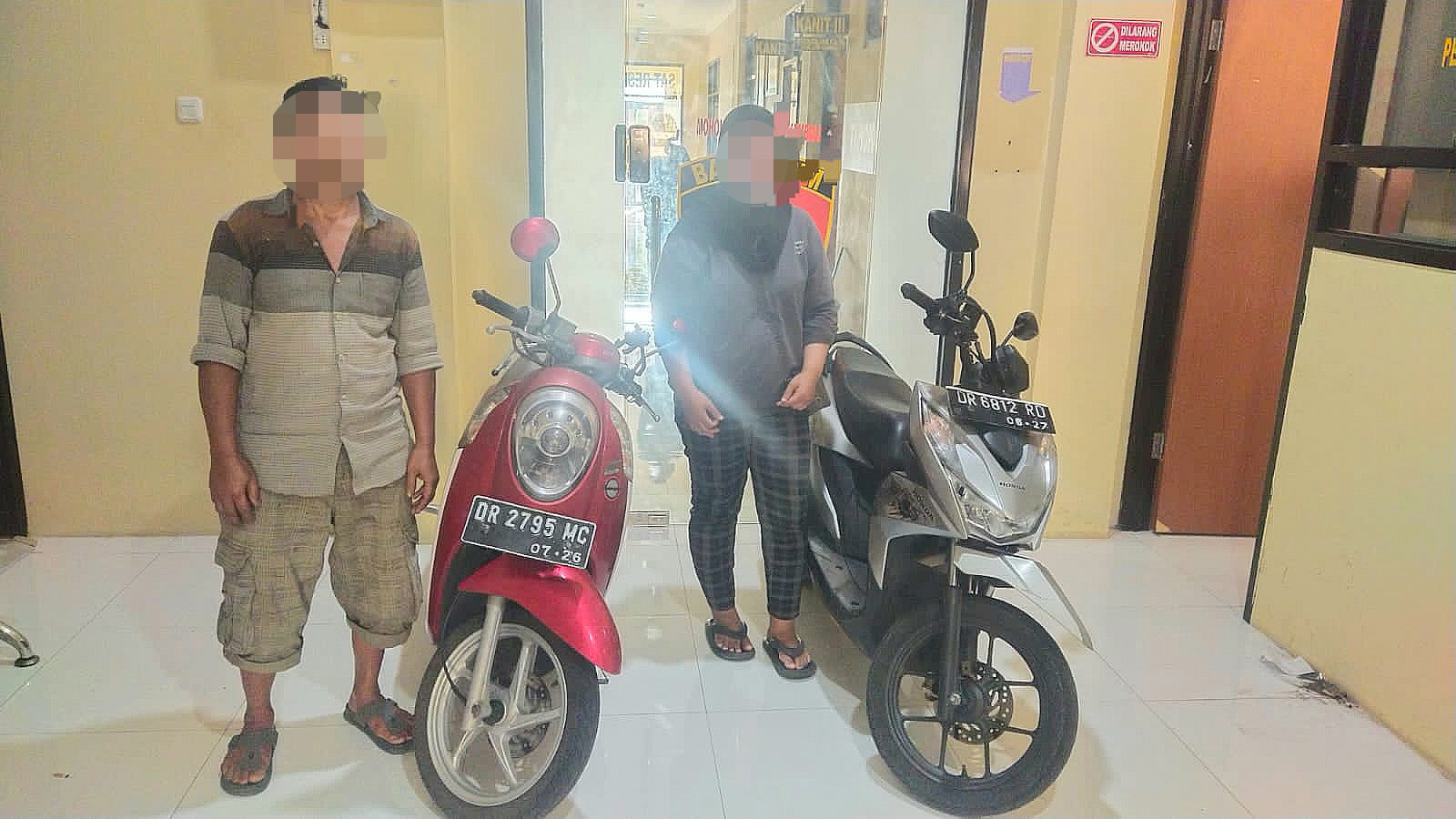 Pelaku penggelapan motor ditangkap Polres Lombok Utara.