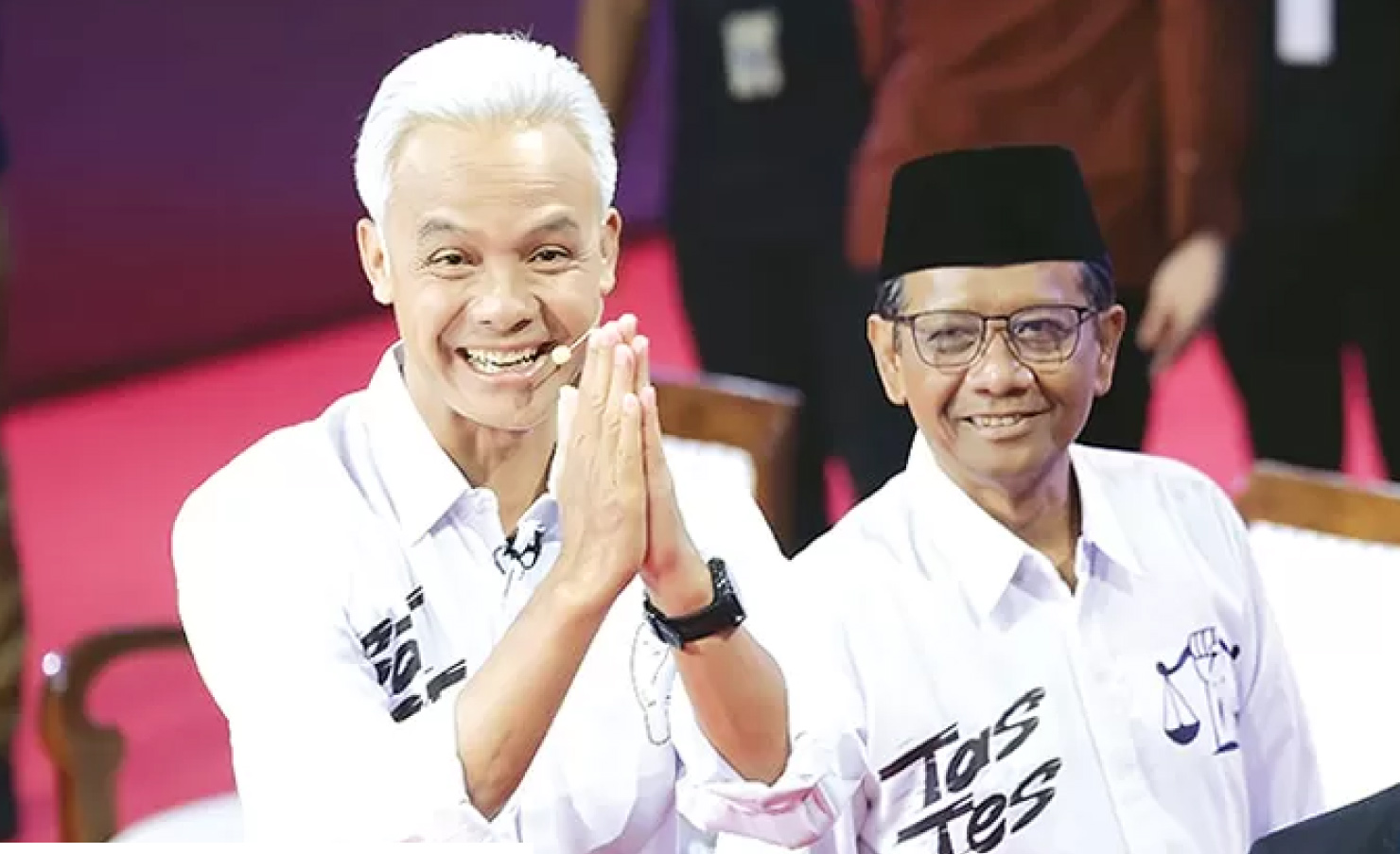 Pasangan Ganjar Pranowo-Mahfud MD.