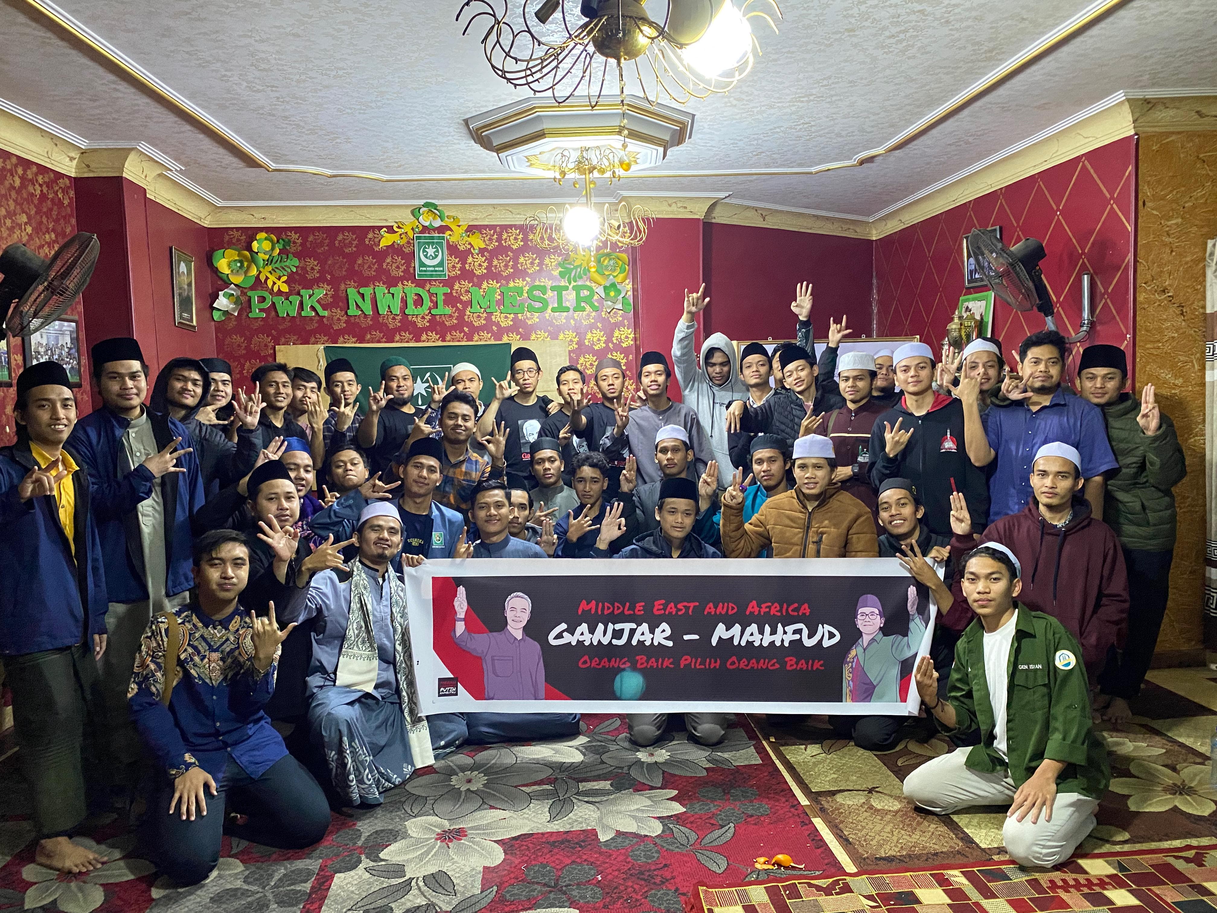 Mahasiswa Indonesia di Mesir Dukung Ganjar-Mahfud