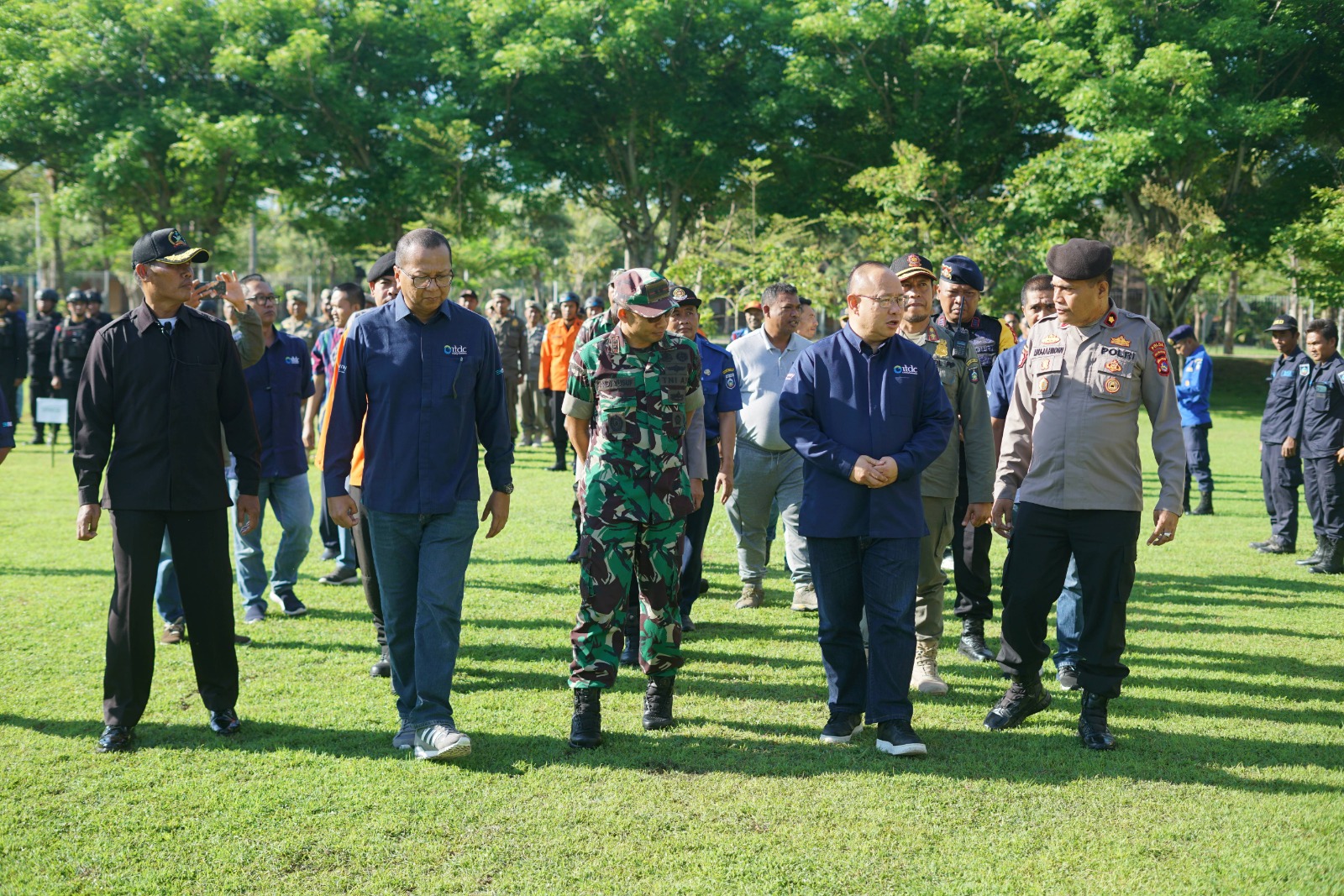 ITDC siapkan 5 pos pengamanan yang tersebar di beberapa titik yaitu Pos Kuta Beach Park, Pos Bazaar Mandalika, Pos Pertamina Mandalika International Circuit, Pos Merese dan Pos Batu Kotak.