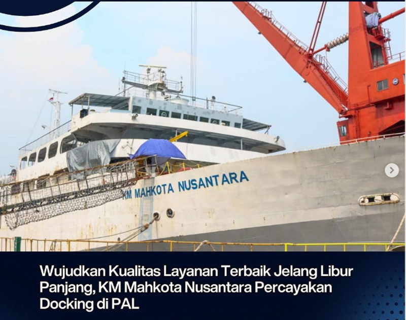 Tangkapan layar IG PT PAL.