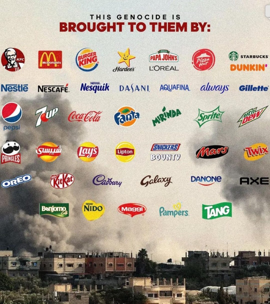 DAPAT CIBIRAN: Poster daftar produk Amerika-Israel yang diserukan untuk diboikot ini mendapat cibiran salah satu media online Korea Selatan. (Tangkapan layar akun X @instiz)