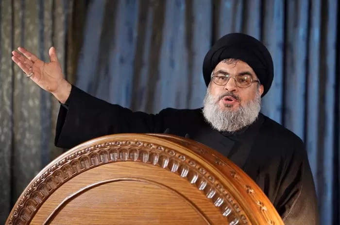 Hassan Nasrallah, Pemimpin kelompok Hizbullah Libanon (Hasan Saaban )