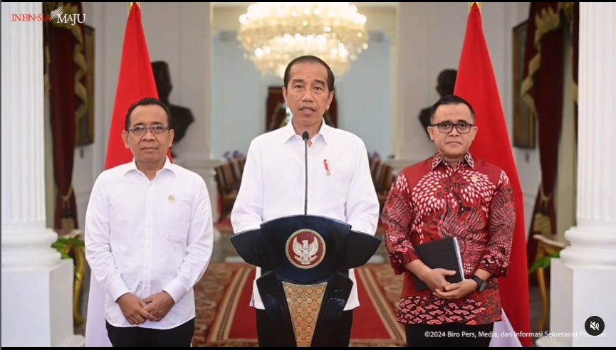 Presiden Joko Widodo memberikan penjelasan terkait rekrutmen CASN. (tangkapan layar IG Jokowi)