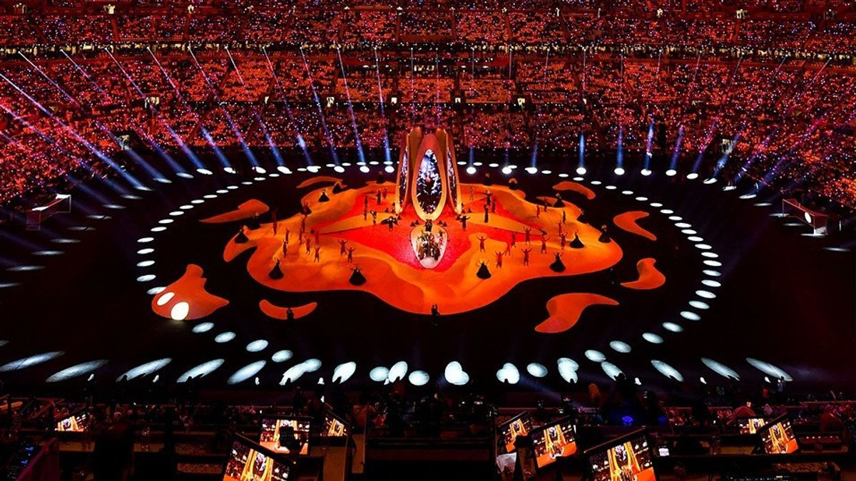 Upacara pembukaan Piala Asia 2023.(foto:Instagram/@afcasiancup).