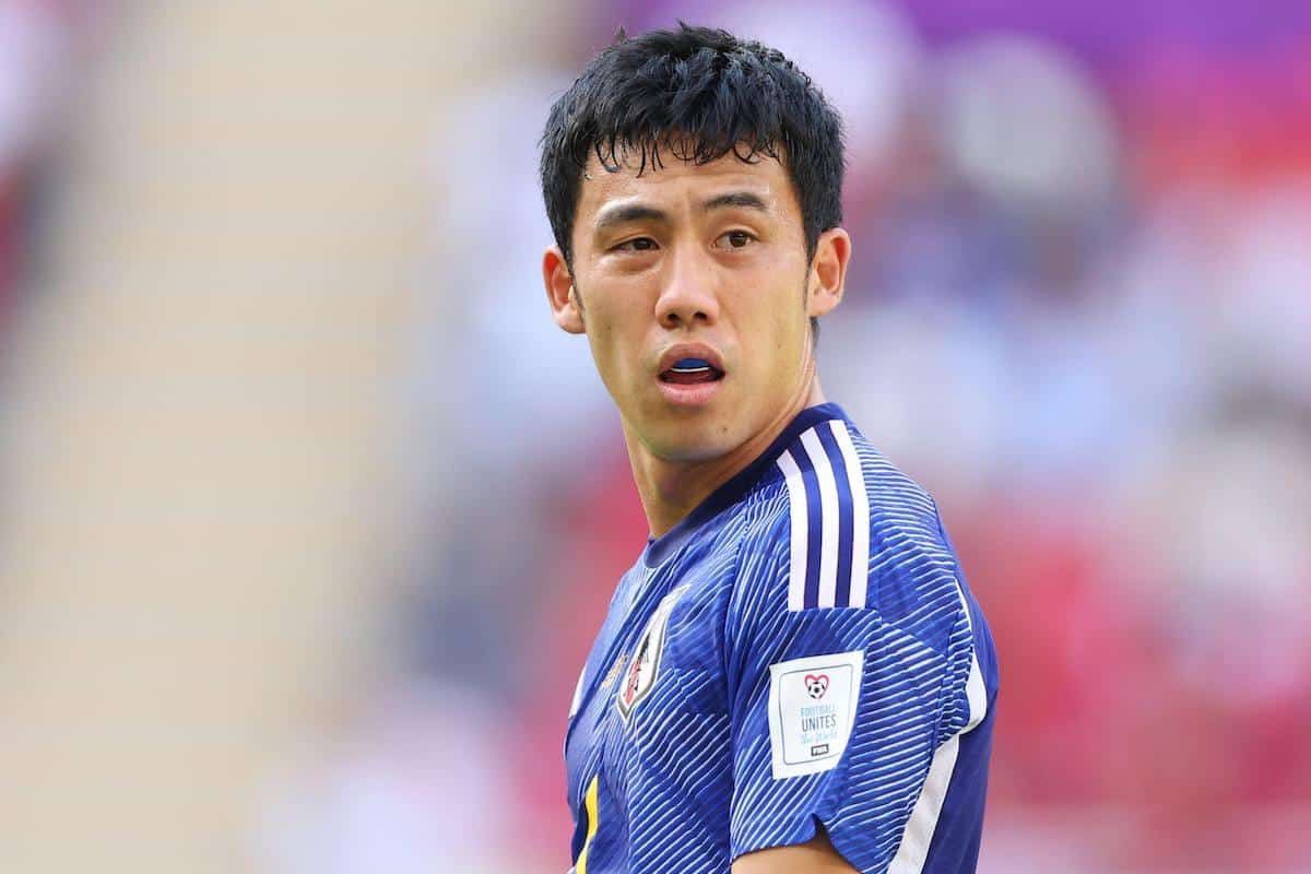 Gelandang Timnas Jepang, Wataru Endo saat menghadapi Irak pada laga kedua Grup D Piala Asia 2023 di Al Thumama Stadium, Jumat (19/1/2024). (Foto: AFC/ist)