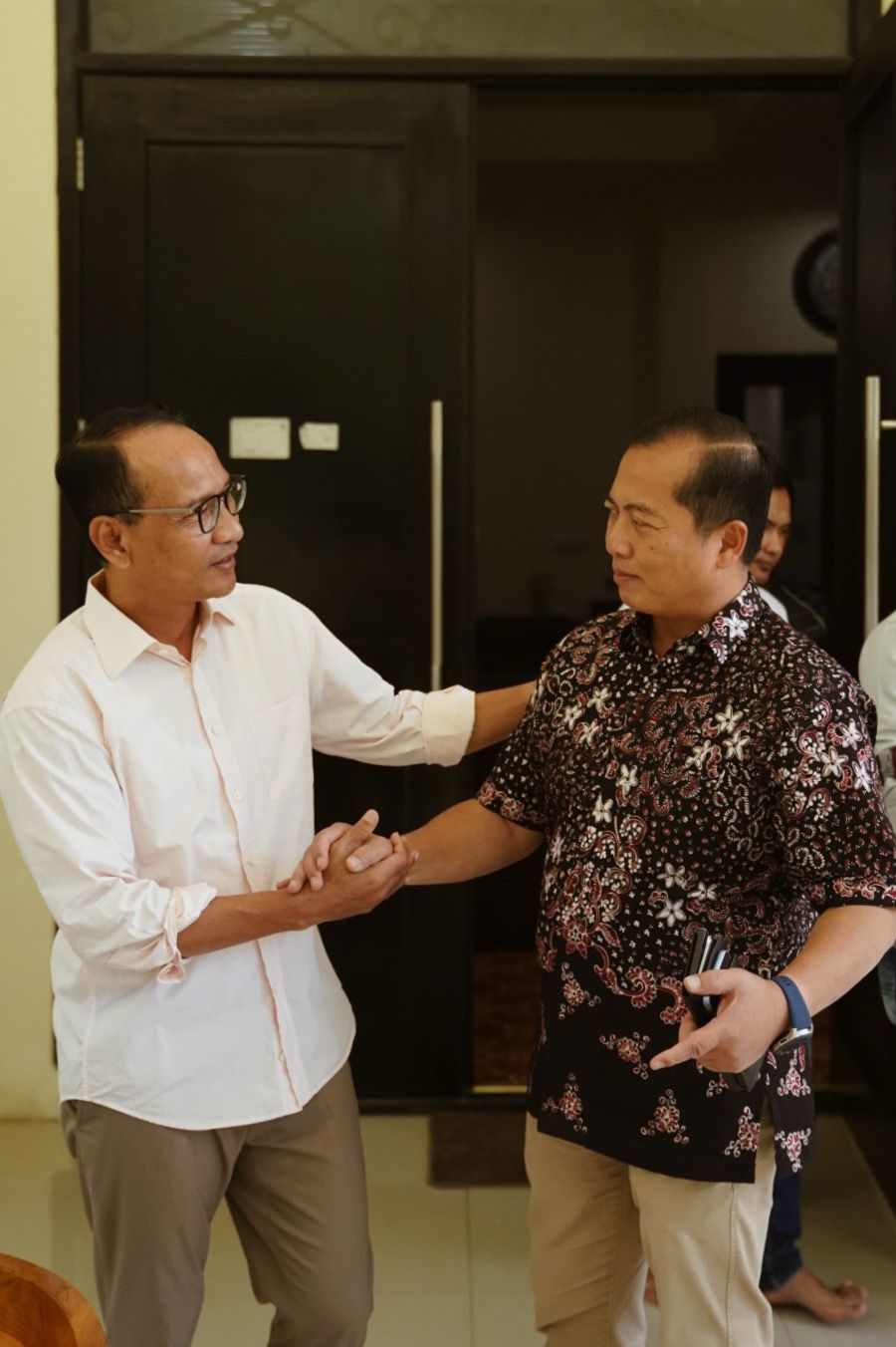 Momen saat Lalu Muhammad Iqbal bersilaturahmi ke Wali Kota Mataram