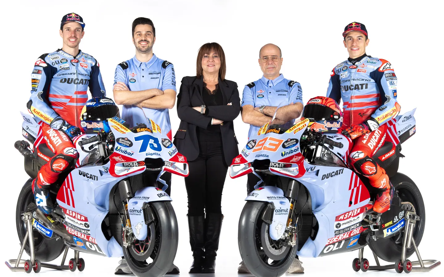 Resmi! Duo pembalap kakak baradik, Marc dan Alex Marquez, siap bahu-membahu bersama Gresini Racing. (foto : motogp)
