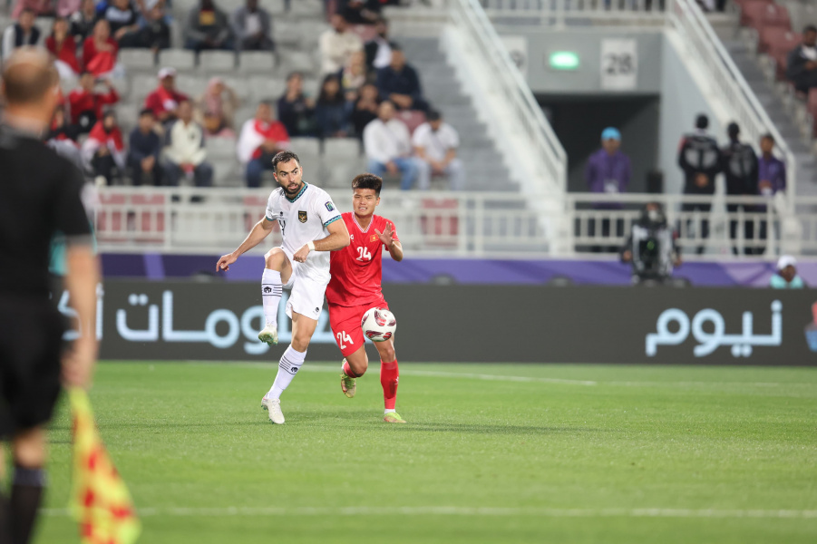 Jordi Amat  berharap bisa sembuh jelang persiapan melawan Jepang di laga terakhir putaran grup Piala Asia 2023, Qatar. (foto : pssi)