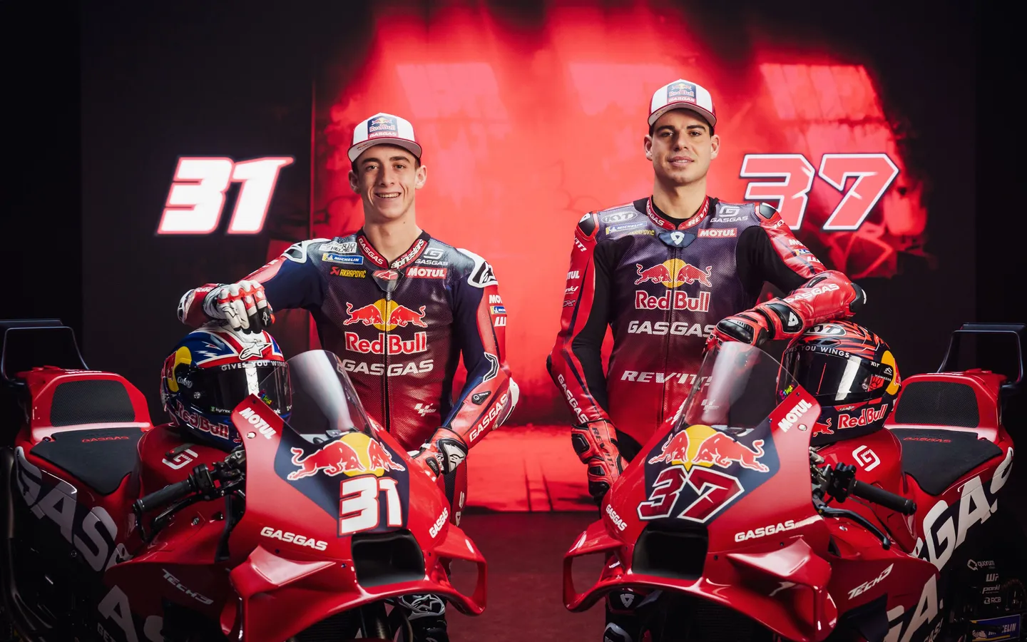 Augusto Fernandez dan Pedro Acosta duo rider Red Bull GASGAS Tech3 MotoGP 2024. (foto : motogp)