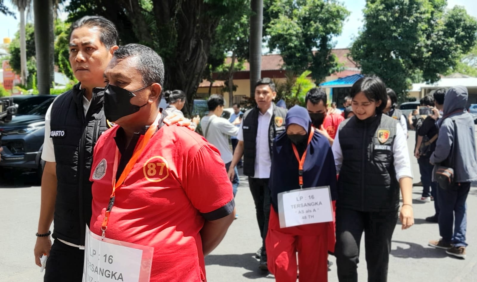 DIRINGKUS: Tujuh terduga pelaku TPPO ditangkap aparat Ditreskrimum Polda NTB selama kurun waktu Bulan Januari.