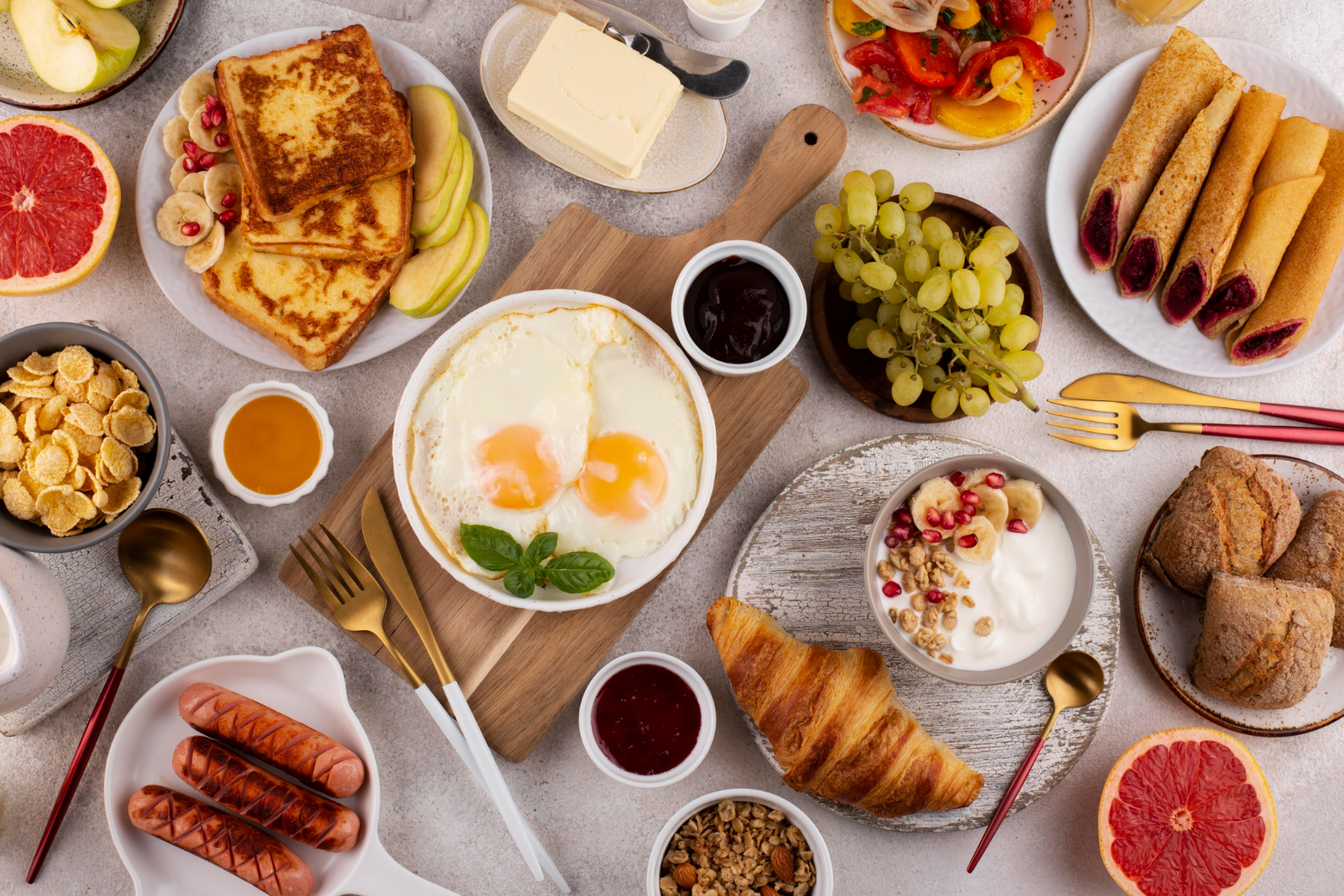 Ilustrasi Ide Resep Sarapan Sehat dan Bergizi. (Freepik)