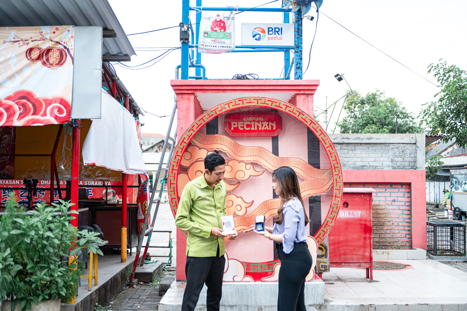 Kawasan Wisata Pecinan Kya Kya yang telah dibuka sejak September 2022 lalu dan menjadi ikon baru di Kota Surabaya