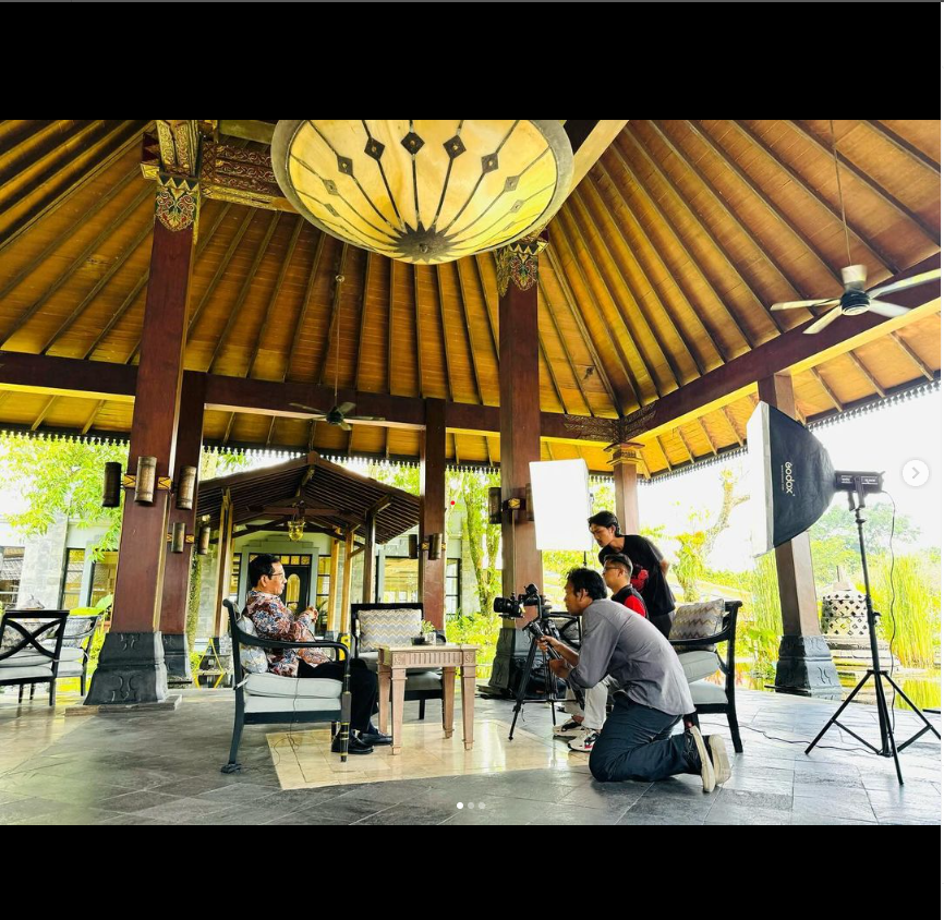 Tangkapan layar IG Mahfud MD yang menunjukkan salah satu kegiatannya di Jogja, akhir pekan ini.