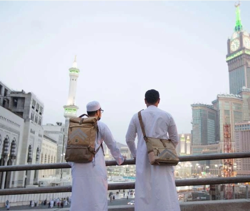 Ilustrasi umrah backpacker. (istimewa)