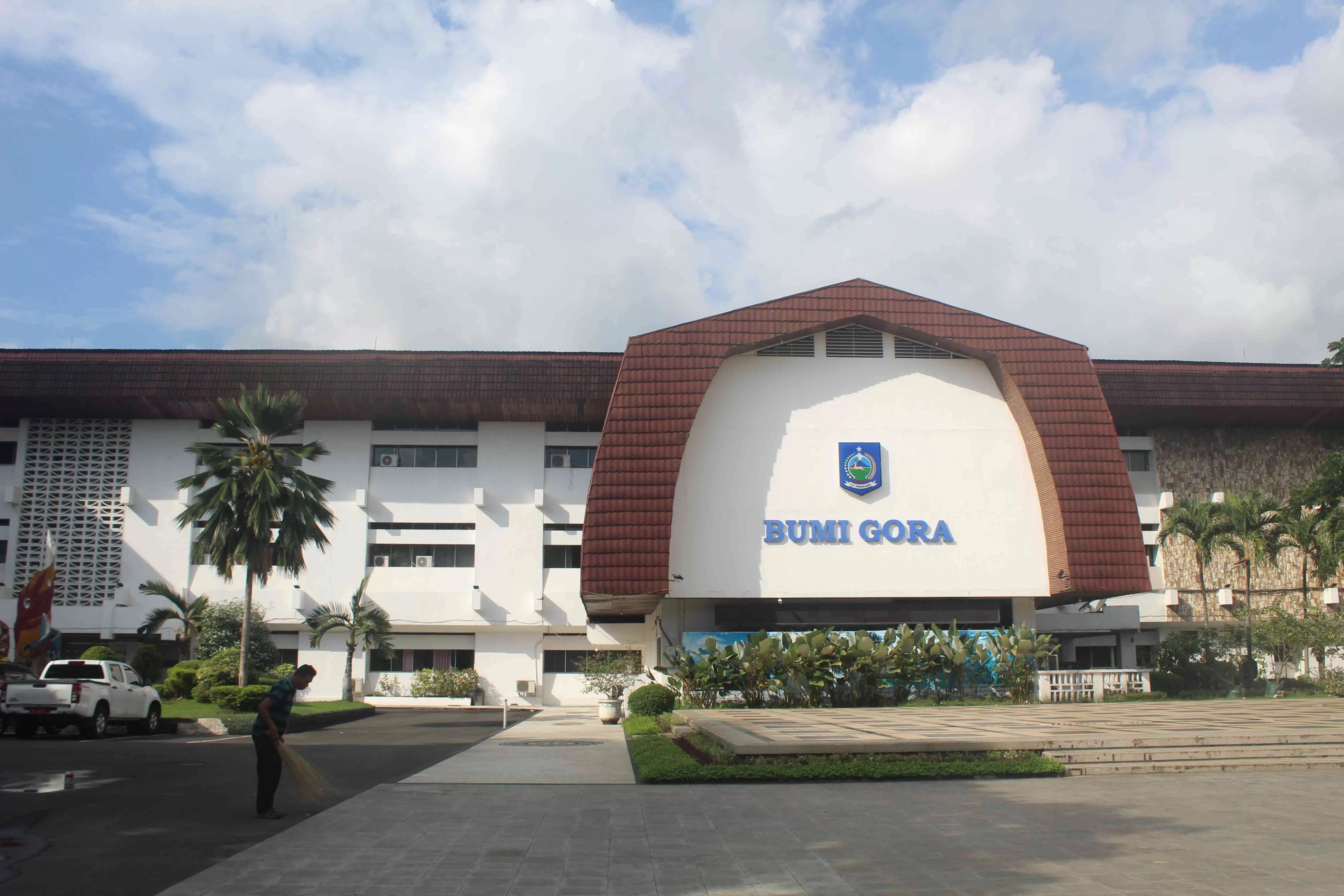 Gedung kantor gubernur NTB yang akan direnovasi setelah Kemendagri menyetujui alokasi anggaran melalui APBD 2024.