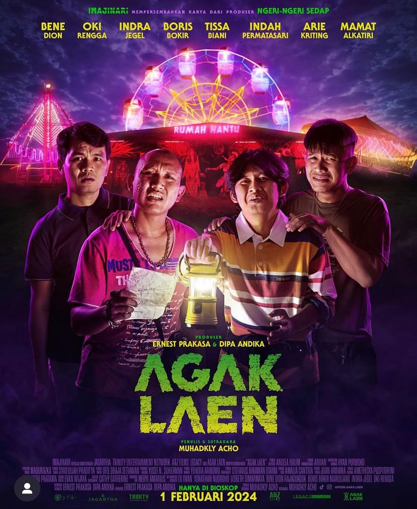 official poster film Agak Laen (2024)