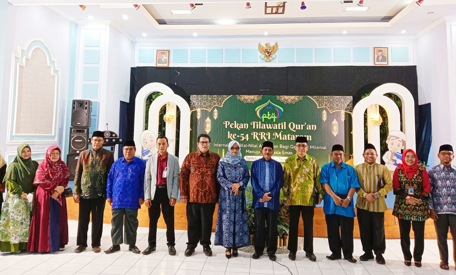 Acara pembukaan PTQ ke-54 RRI Mataram.