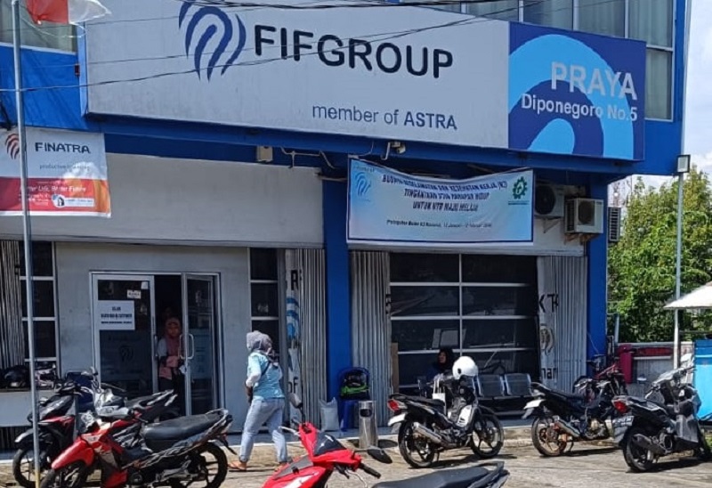 TEMPUH UPAYA HUKUM: Kantor FIFGROUP Cabang Praya melaporkan oknum debiturnya ke polisi lantaran melakukan over alih kredit ilegal.