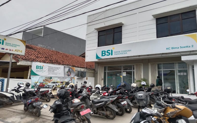 BANK SYARIAH : Ilustrasi Kantor BSI di Bima NTB.