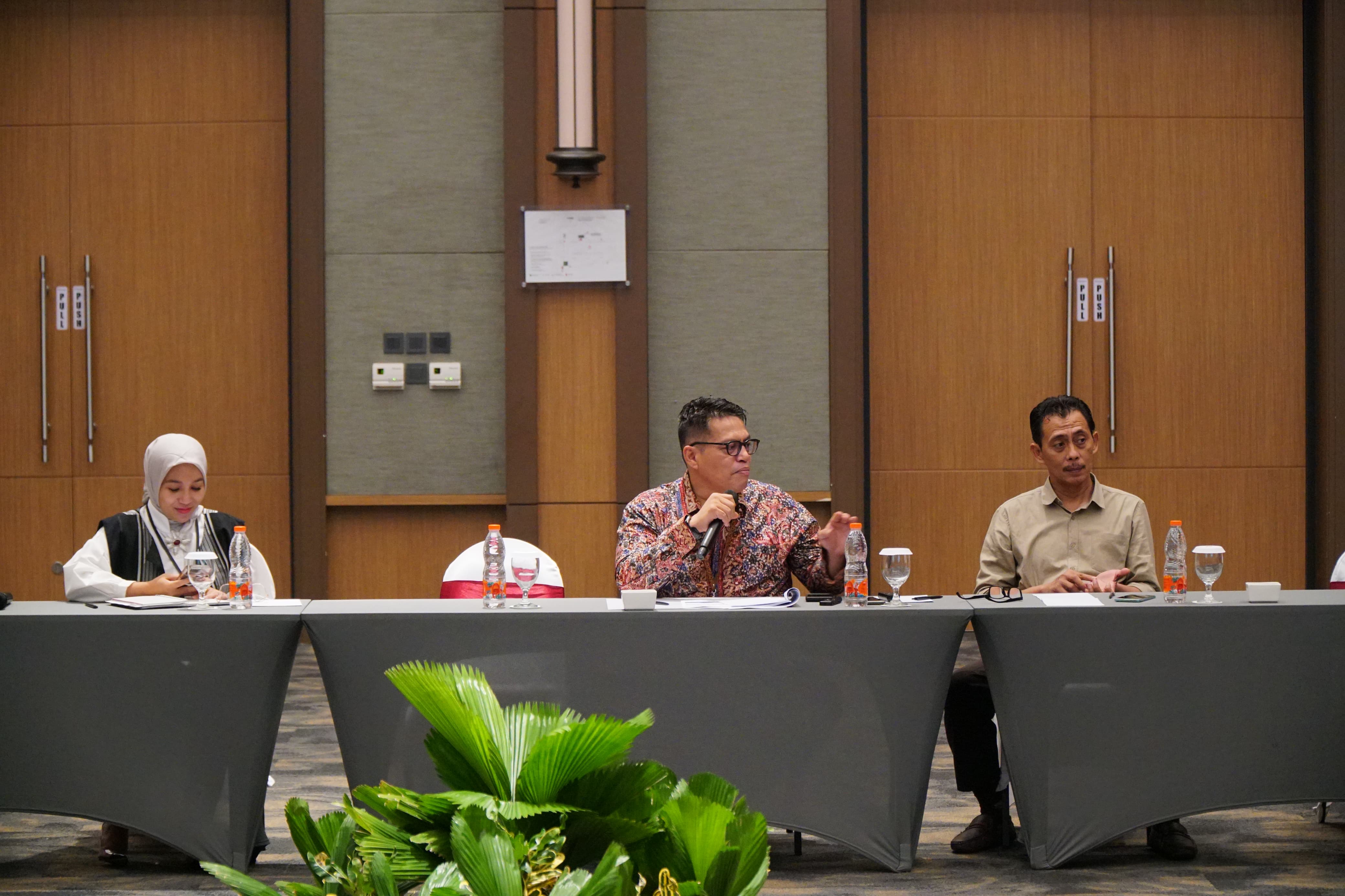 Bank Indonesia Perwakilan NTB ketika menyampaikan perkembangan perekonomian nasional.