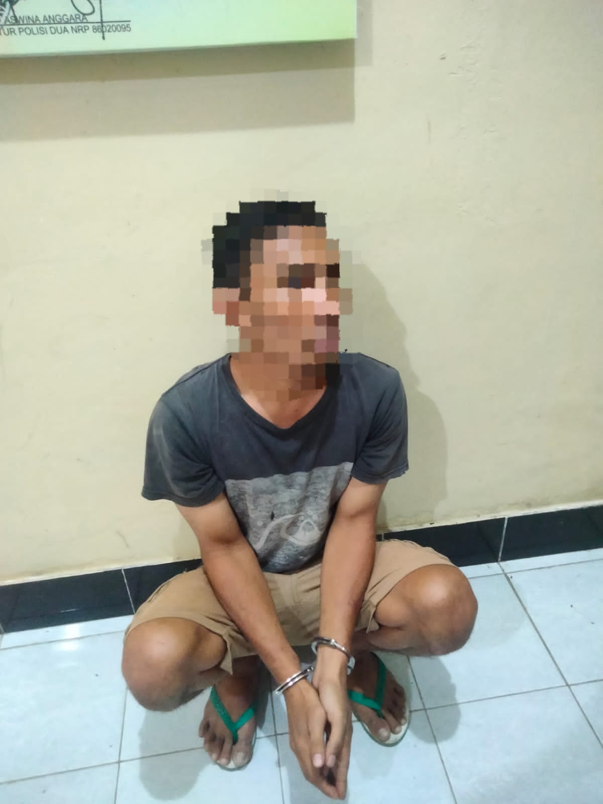 Terduga pelaku curat MS berhasil diamankan jajaran Polsek Praya Barat Daya.