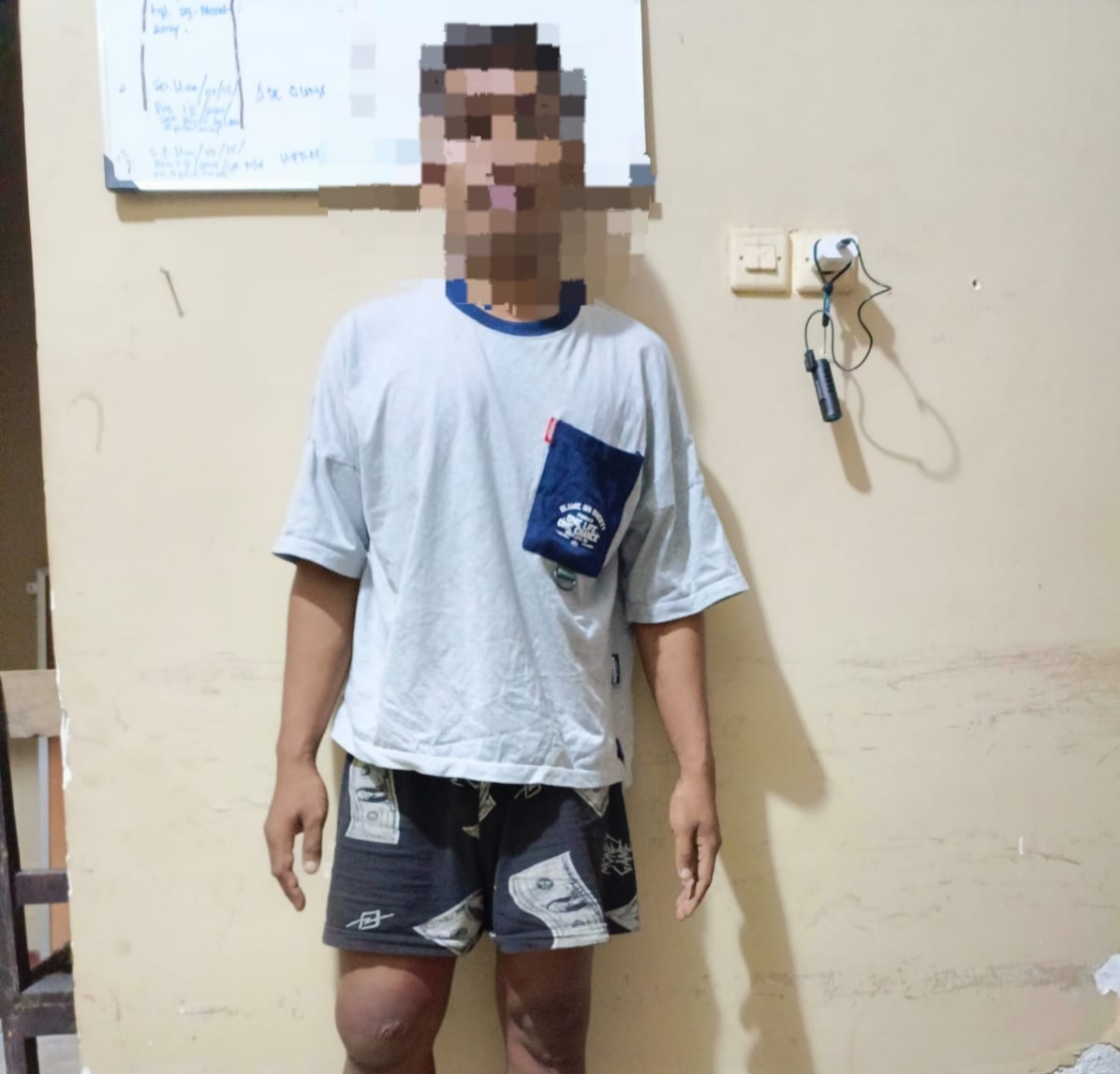 Pelaku inisial M berhasil dibekuk atas kasus curanmor di Pantai Tanjung Aan, Desa Kuta, Kecamatan Pujut, Loteng.