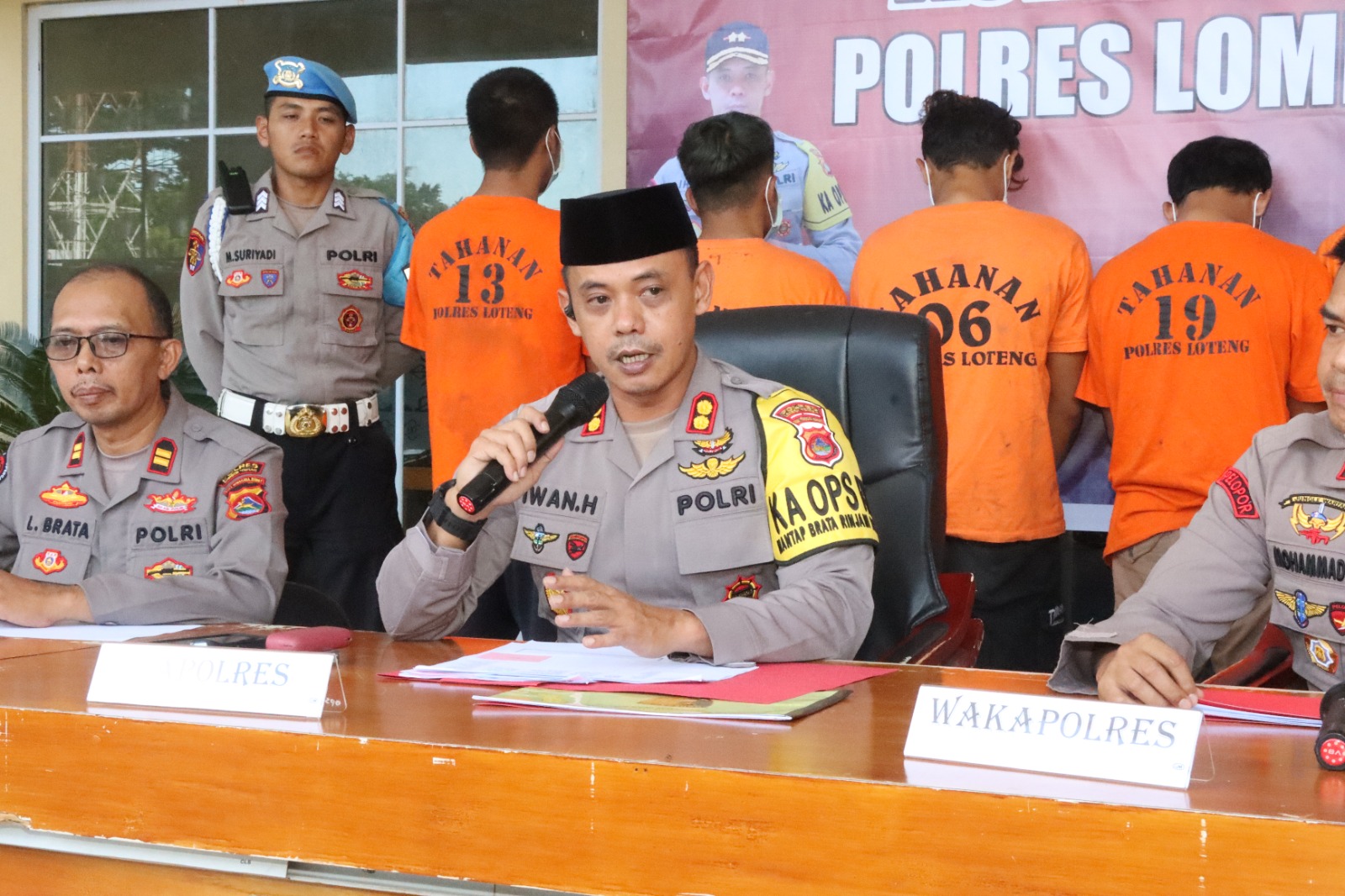 Kapolres Loteng AKBP Iwan Hidayat seriusi kasus dugaan tipikor bantuan pangan di Desa Barabali dan Desa Pandan Indah.