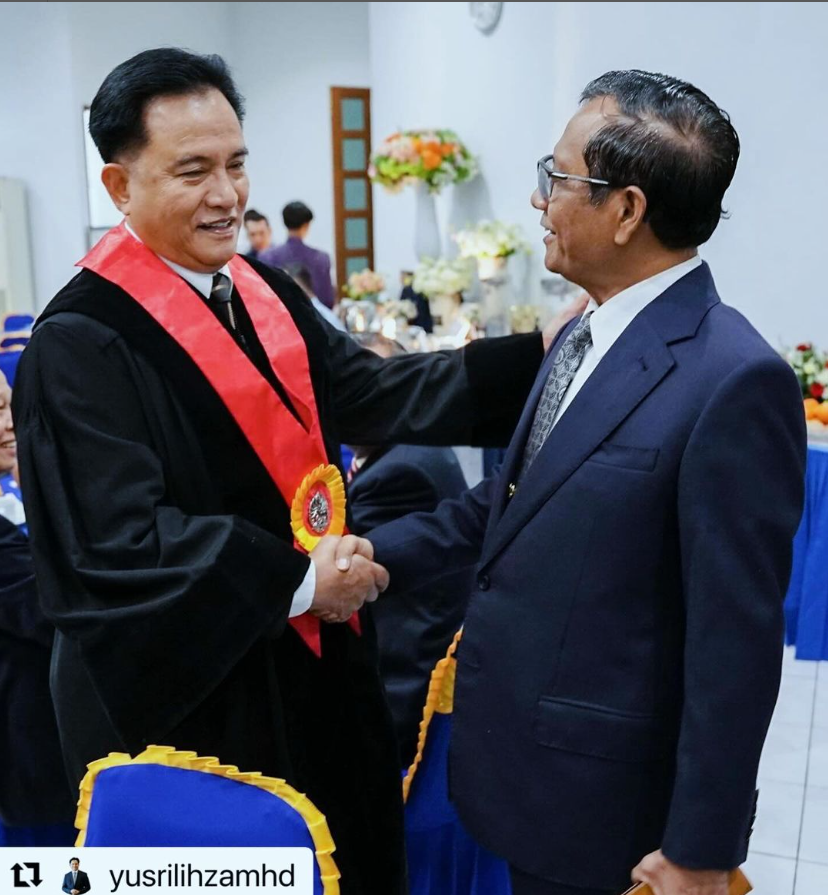 Tangkapan layar IG Mahfud MD.