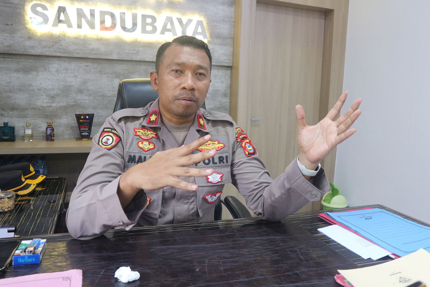 Kapolsek Sandubaya Kompol Imam Maladi.