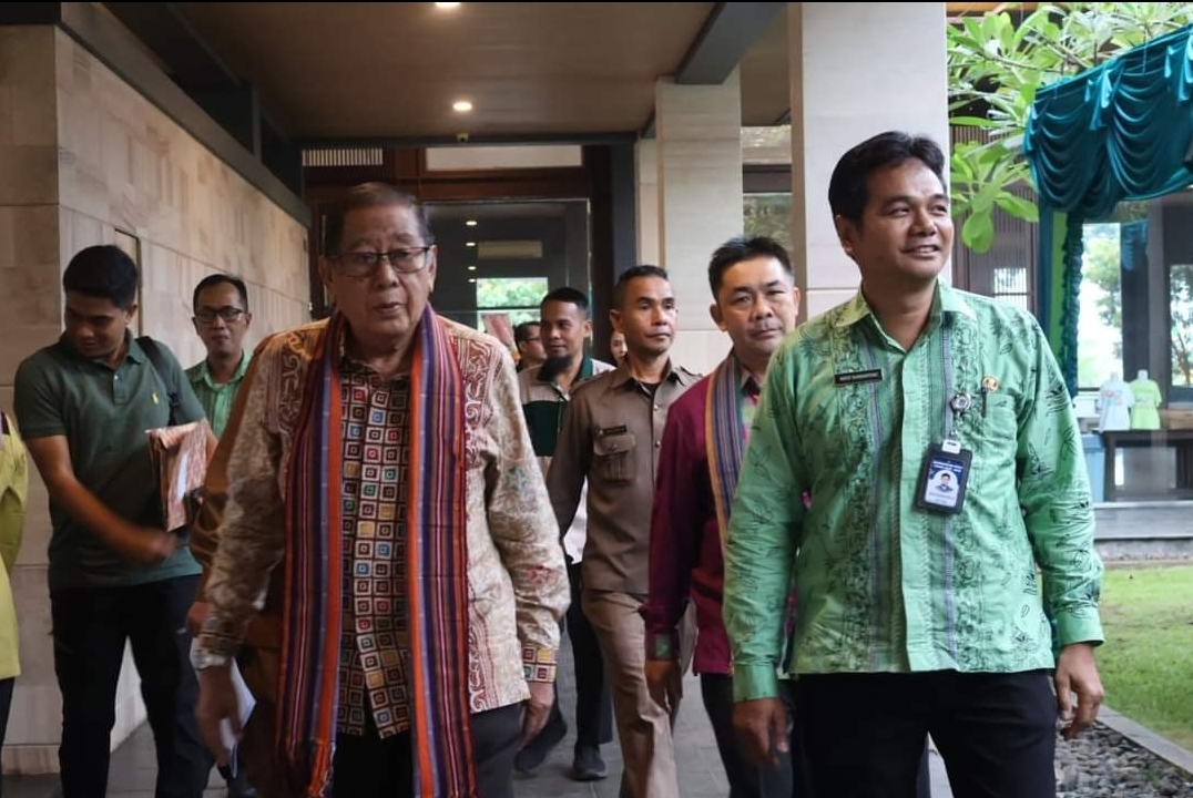 MUSRENBANG: Forkopimda saat akan membuka Musrenbang RPJPD Lombok Utara 2025-2045 di Rest Area Gili Gaya Galeri