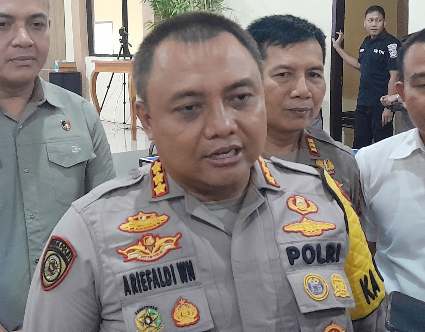 Kapolresta Mataram Kombespol Ariefaldi Warganegara.
