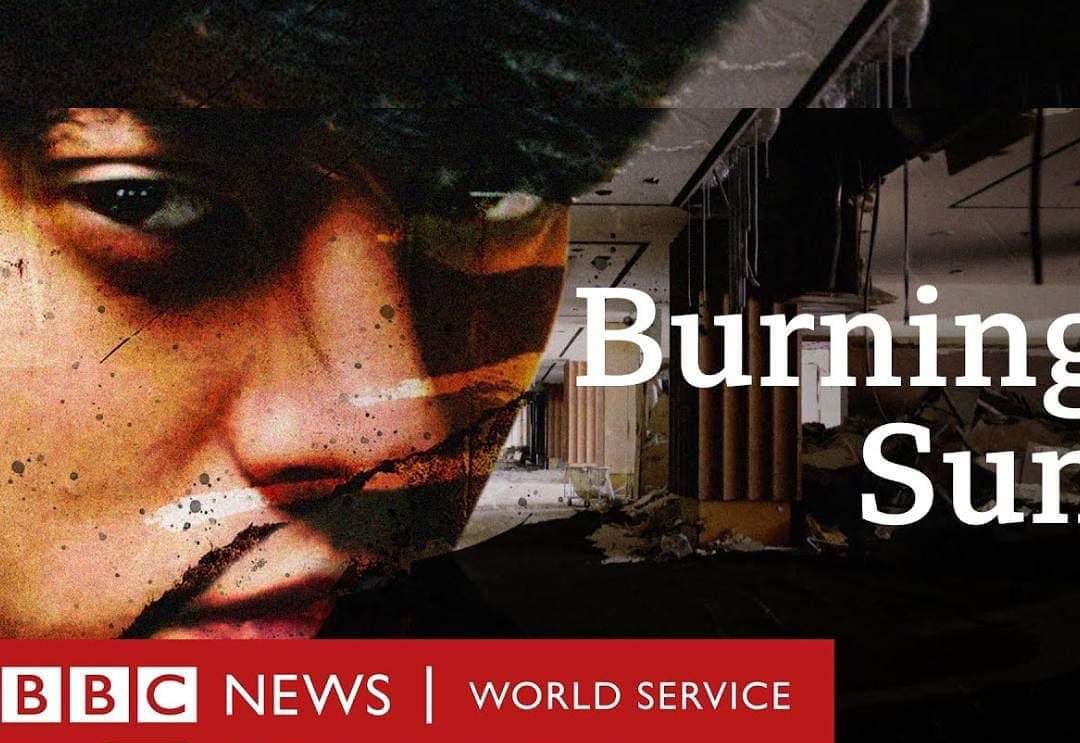 Poster film dokumenter Burning Sun