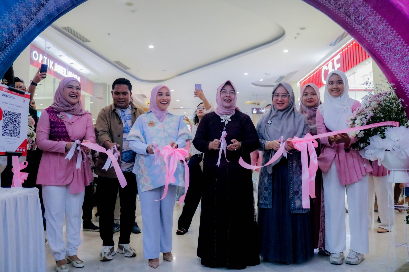 Opening Ceremony Lombok Womenpreneurday Vol 5 di Atrium LEM Mataram, Sabtu (25/5).