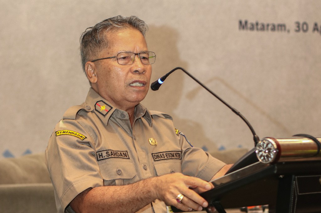 Kepala Dinas ESDM NTB H Sahdan