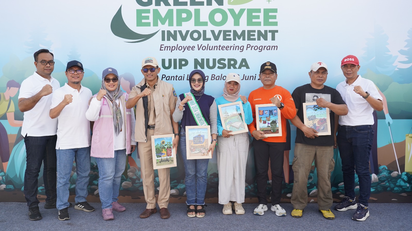 PLN UIP Nusra bersama stakeholder dalam kegiatan Peringatan Hari Lingkungan Hidup Sedunia 2024.