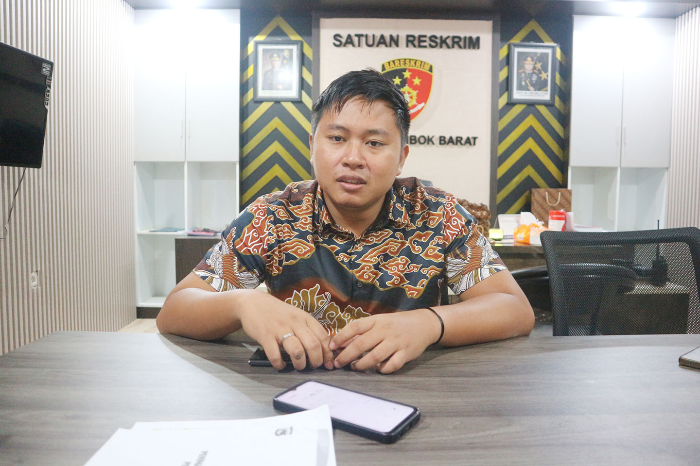 Kasatreskrim Polres Lobar Iptu Abisatya Darma Wiryatmaja.