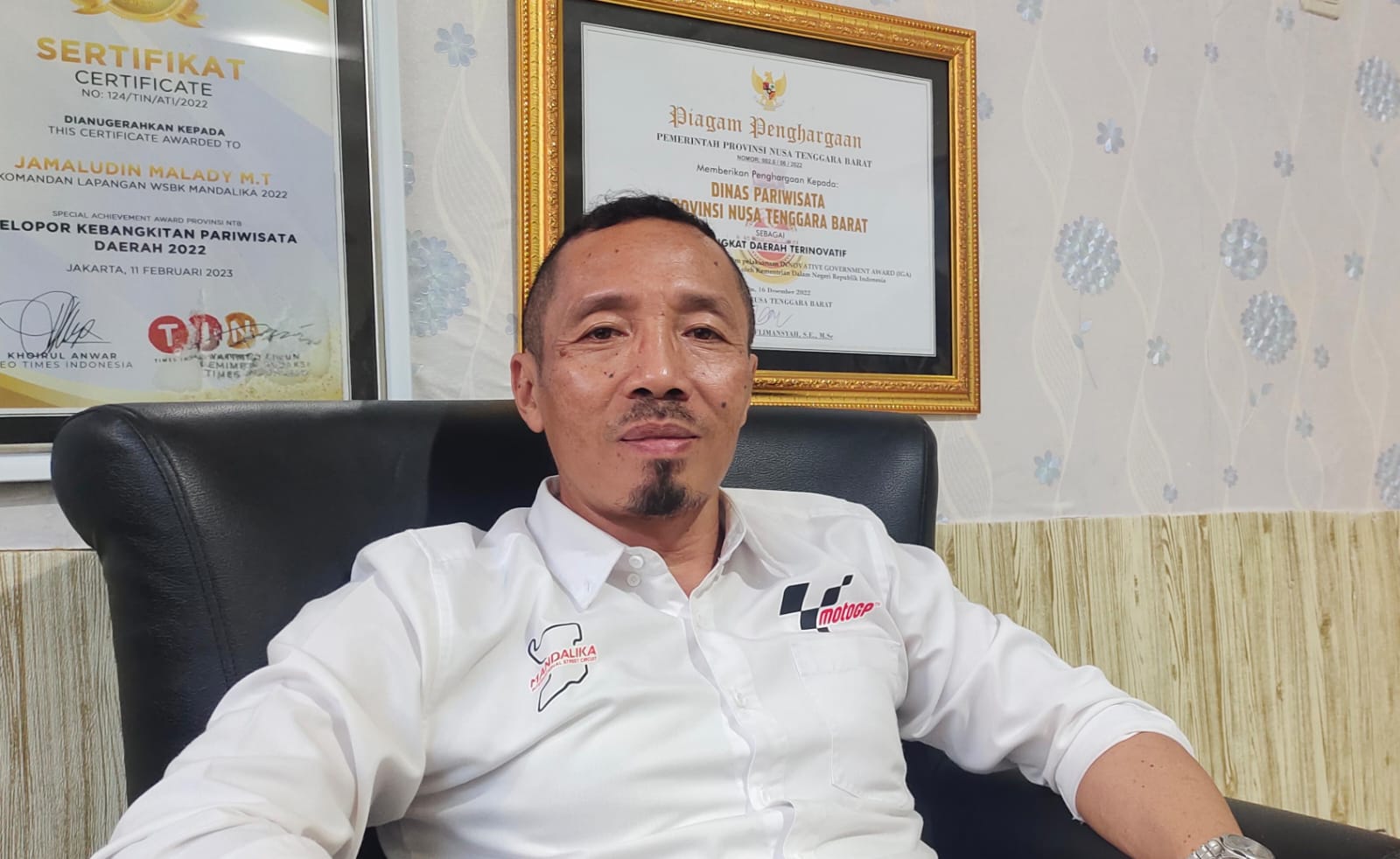 Chandra Aprinova. (HABIBUL ADNAN/LOMBOK POST)