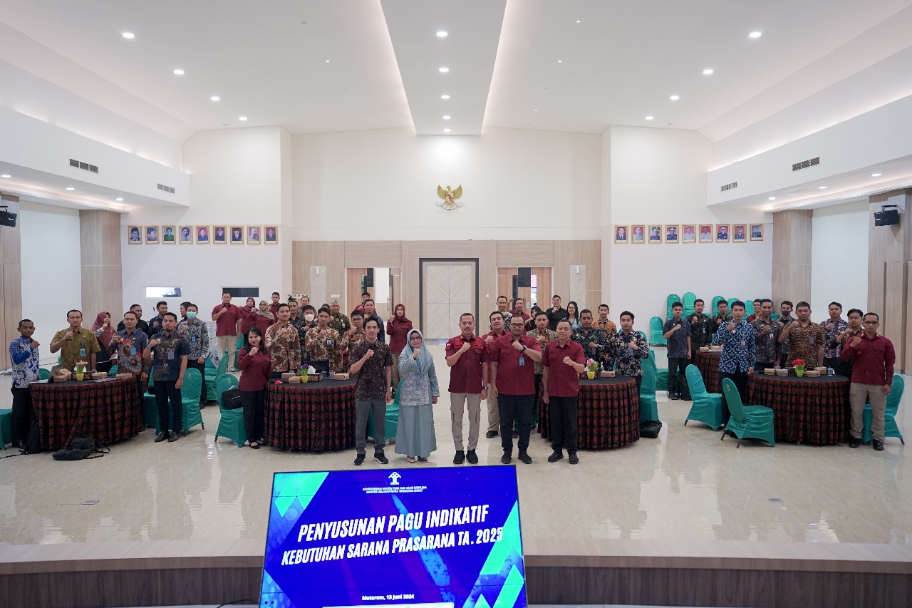 Kanwil Kemenkumham NTB mengundang satuan kerja untuk mengoptimalkan dokumem rencana kerja dan anggaran melalui kegiatan supervisi pagu indikatif tahun anggaran 2025, Kamis (13/6)