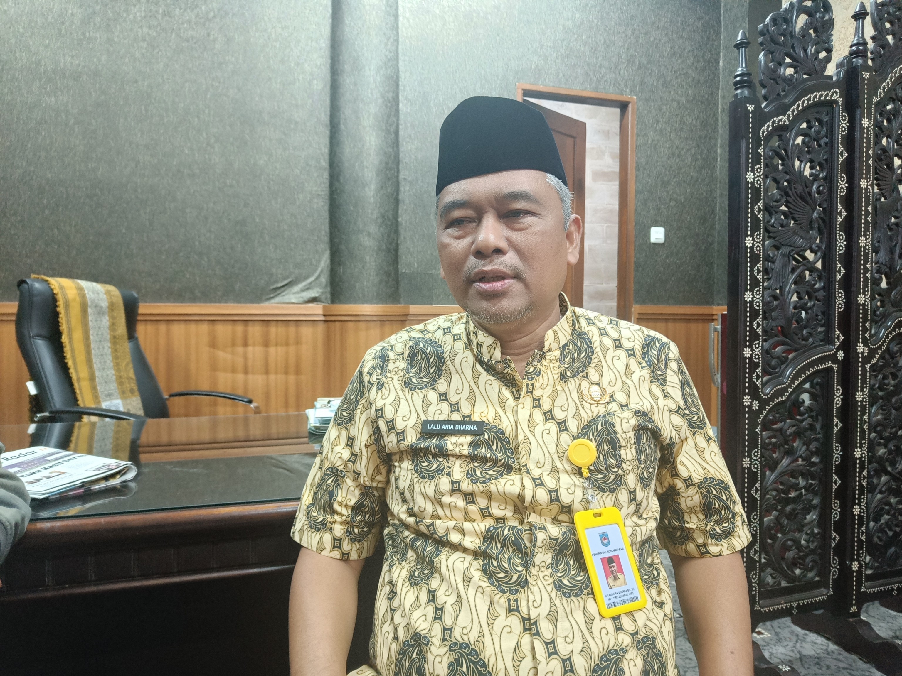 Lalu Aria Dharma. (ZAD/LOMBOK POST)