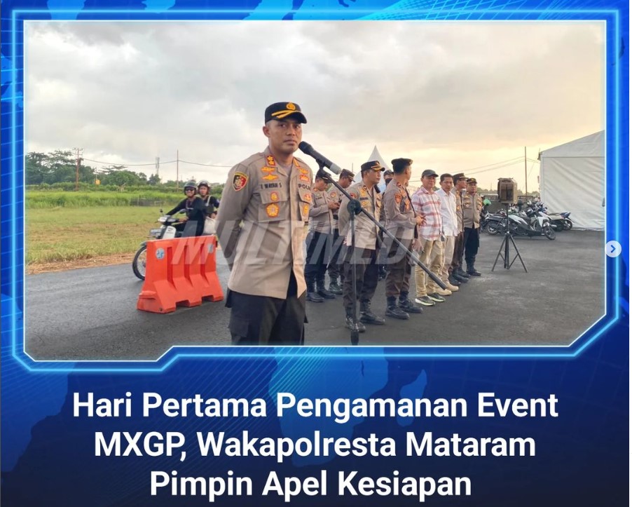 Tangkapan layar IG Polres Mataram.