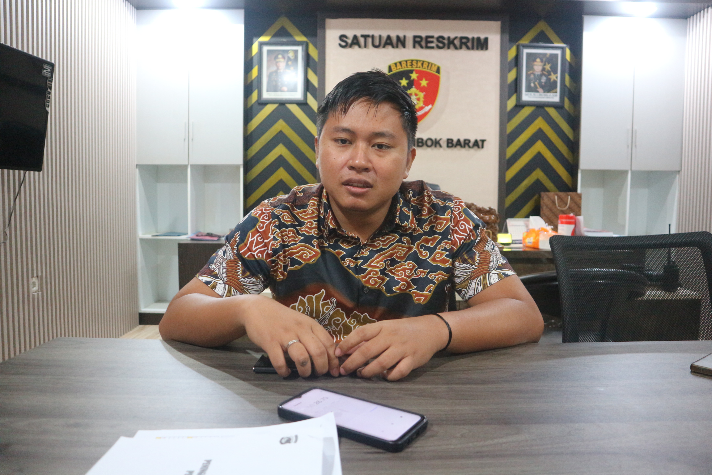 Iptu Abisatya Darma Wiryatmaja. (TONI/LOMBOK POST)