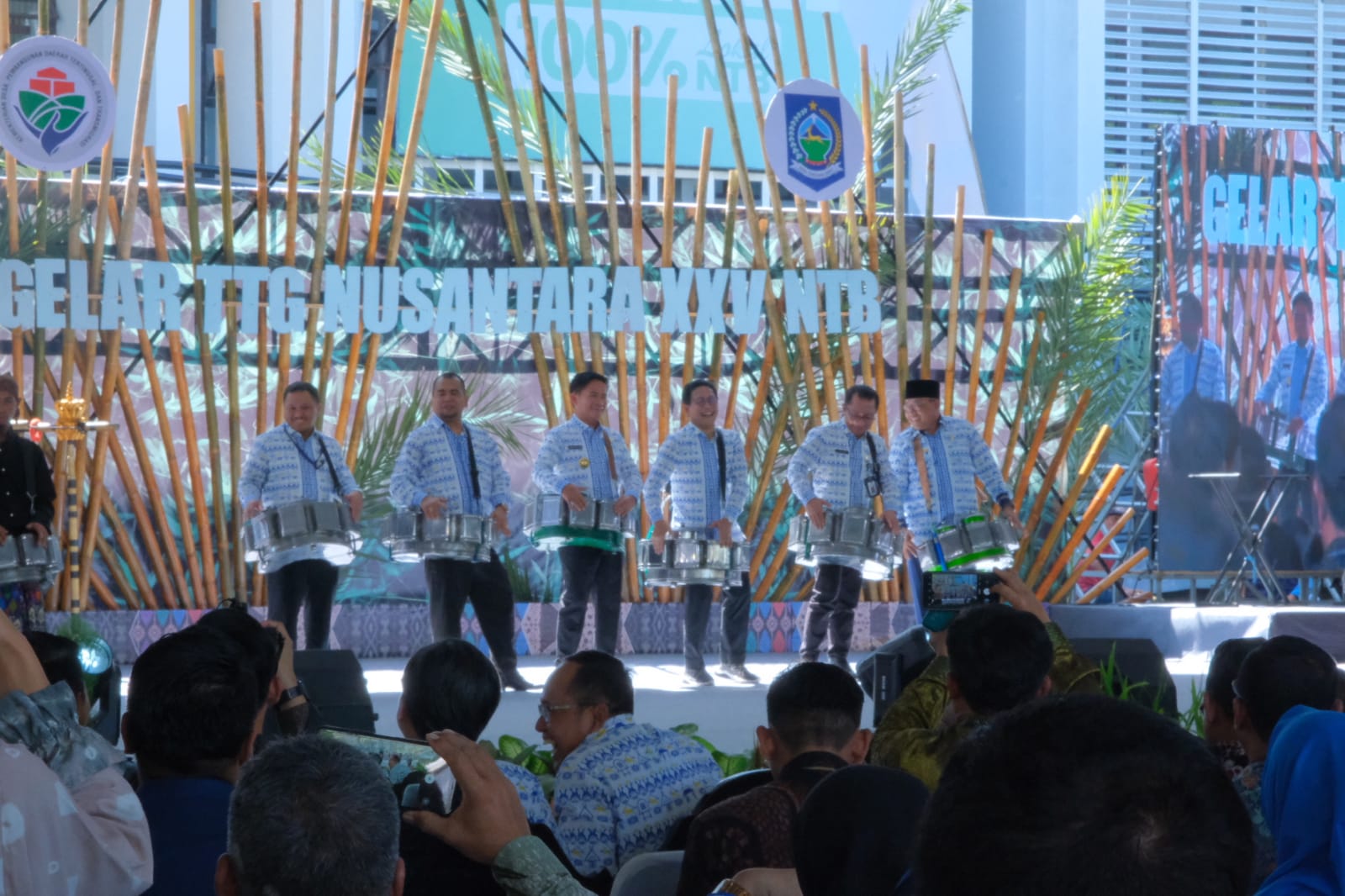 PEMBUKAAN: Kegiatan Gelar Teknologi Tepat Guna (TTG) Nusantara XXV NTB resmi dibuka Senin (15/7) bertempat di Lapangan Islamic Center, Mataram.