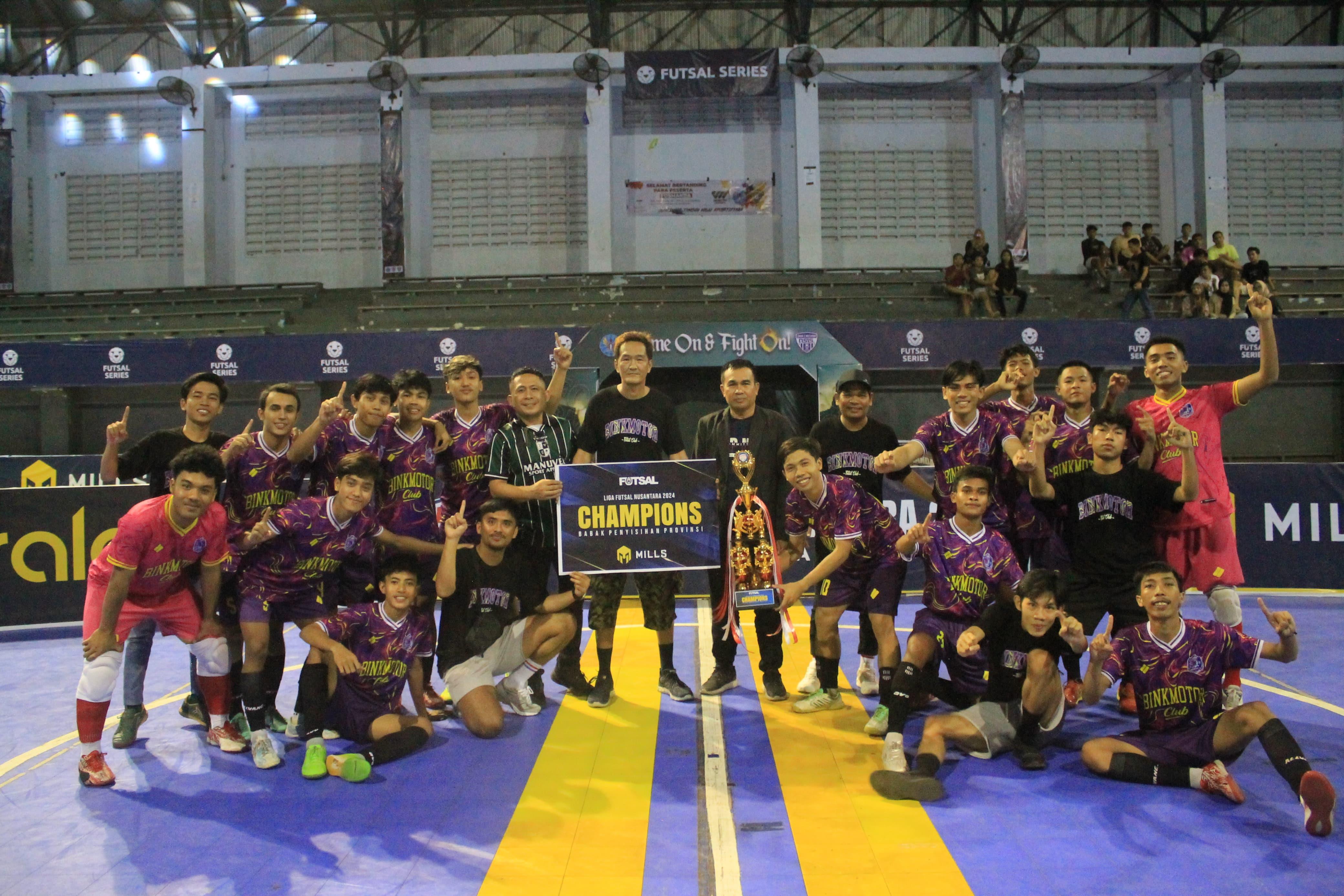 WAKIL NTB: Bink Motor FC menjadi wakil NTB di LFN 2024 Putaran Nasional usai menjuarai LFN 2024 Regional NTB, beberapa waktu lalu. (DOK/LOMBOK POST)