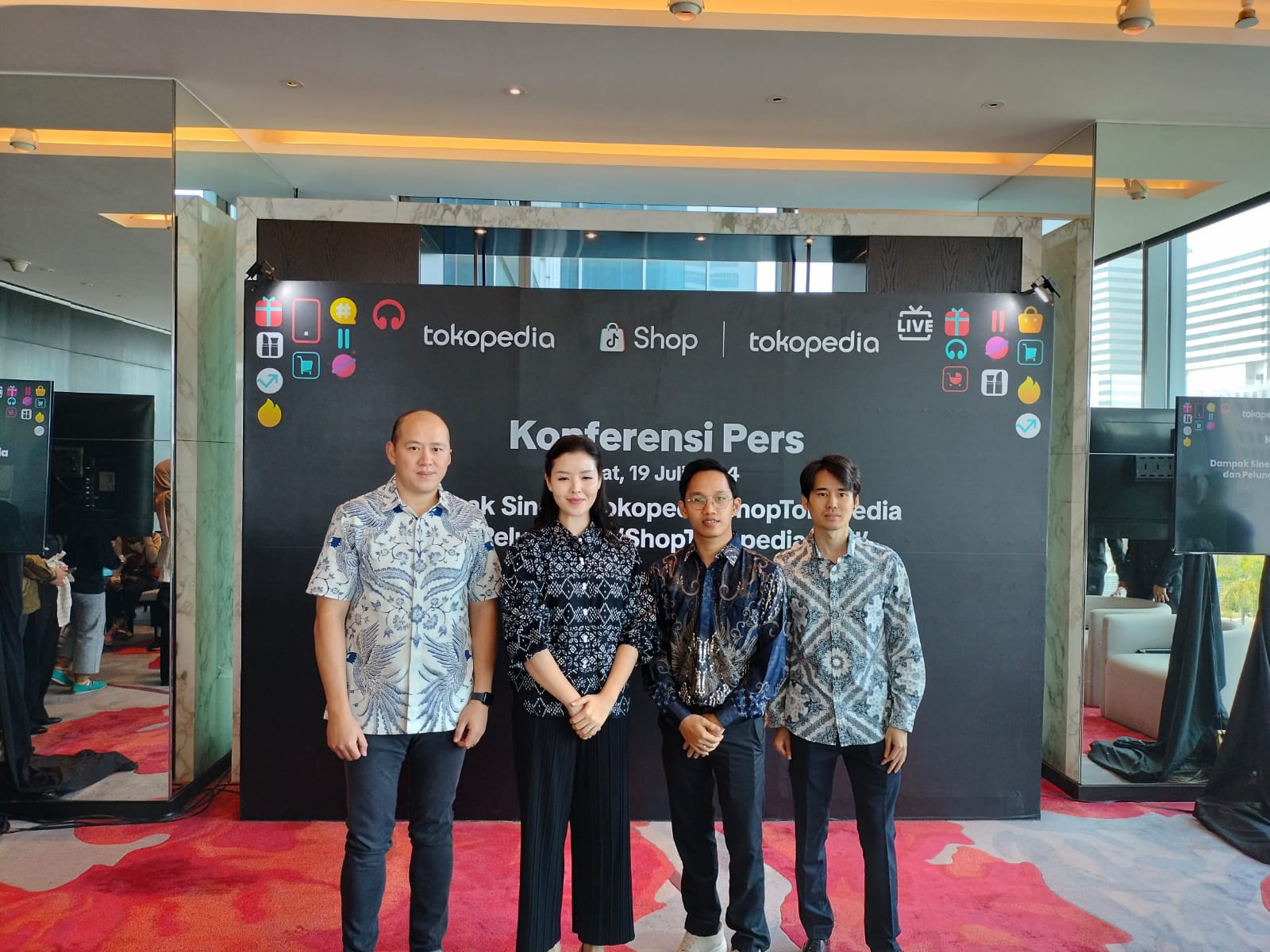 Peluncuran ShopTokopedia Mall di Jakarta (19/07/2024) untuk dukung ekspansi dan eskalasi bisnis pelaku usaha sekaligus meningkatkan kepercayaan masyarakat dalam bertransaksi daring